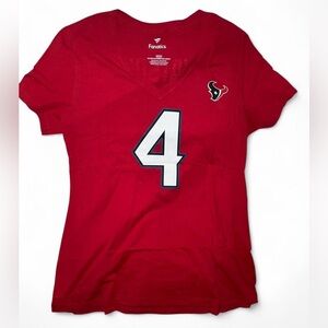 Fanatics Red Houston Texans Deshaun Watson Jersey Shirt - Brand New